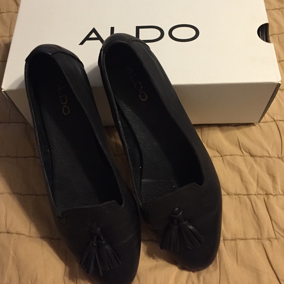 ALDO black flats with tassel