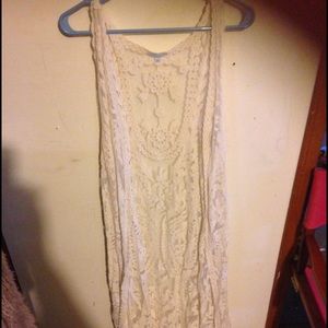 Lace vest