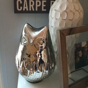Owl metallic decoration home decor