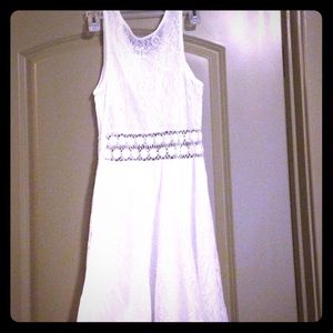 White mini dress!