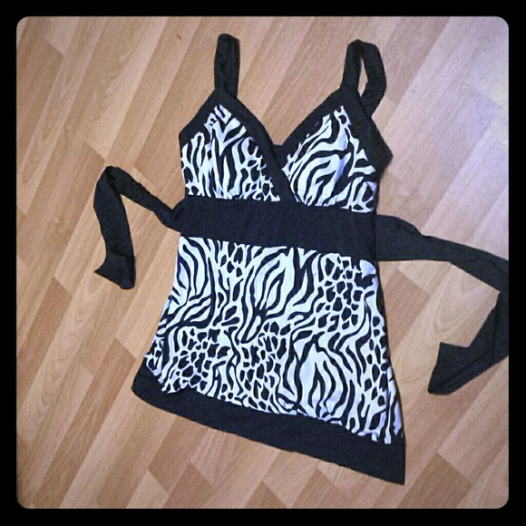 Stretchy silk top,  M