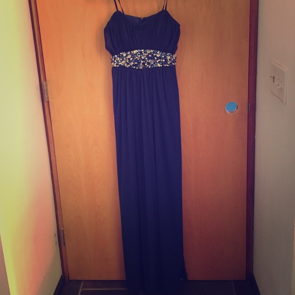 Sapphire blue prom dress - Picture 1 of 3