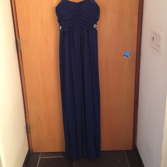 Sapphire blue prom dress - Picture 2 of 3
