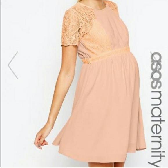 NWT Asos Pink Maternity Dress