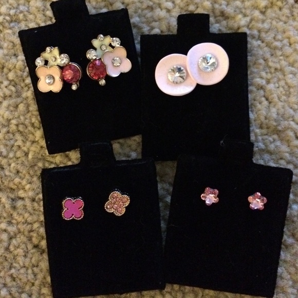 Pink earrings bundle