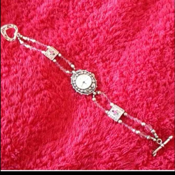 Pink Swarovski Crystal Watch