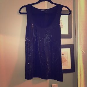 💙Sexy Fitted Sequin Tank💙