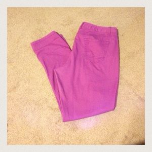 Pink Straight Leg Pants