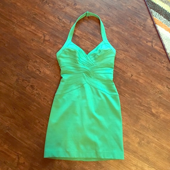 BCBG MaxAzria esmerald dress