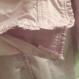 NY Square Ruffle Racerback Top (Light Navy) main image 1