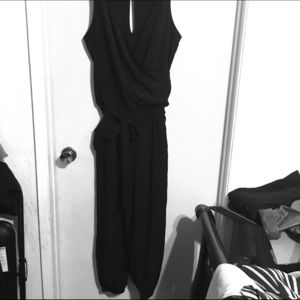 New York and company black jumpsuit
