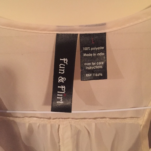 Sheer Button Up - Picture 2 of 4