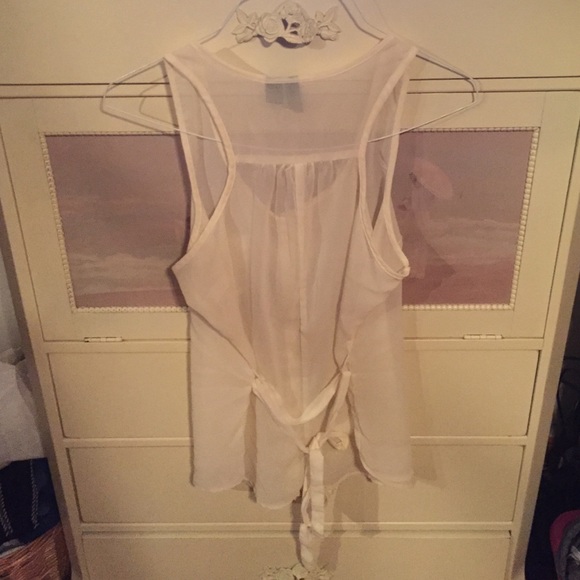 Sheer Button Up - Picture 3 of 4