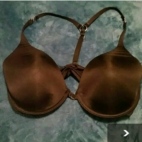 Black racer back bra with removable padding