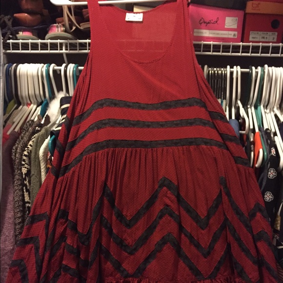 Free people trapeze slip dress