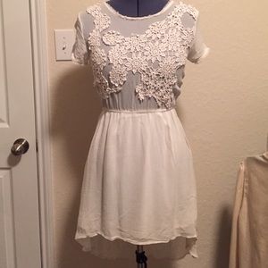 Forever 21 sheer white dress