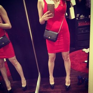 Authentic Chanel lambskin woc uesd