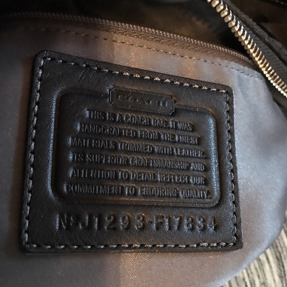 Black Coach Purse - Picture 3 of 4