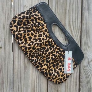NWT Leopard Print Clutch Purse