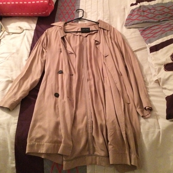 Nude long coat - Picture 3 of 4