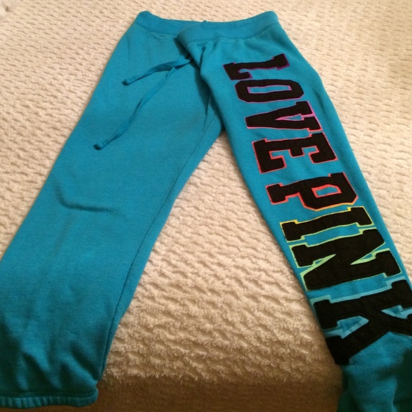 Pink Sweat pants by Victorias Secret.