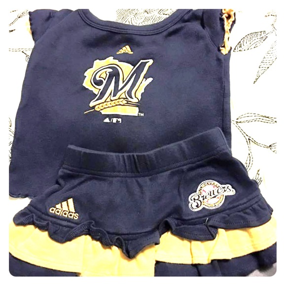 Little Girls Brewers outfit