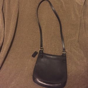 Black Coach Cross body purse