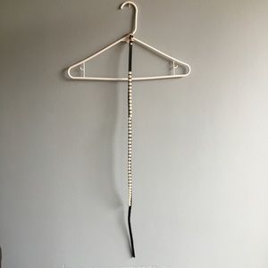 Faux Pearl Studded Belt