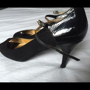 J crew Cossette Mary Jane peep toes!!