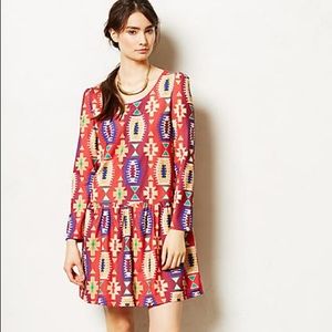 Eyedoll for Anthropologie ikat print dress