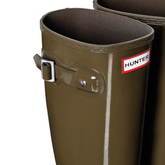 Hunter tall glossy rain boots - Picture 2 of 2