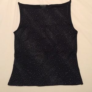 Beautiful EOC black tank with silver