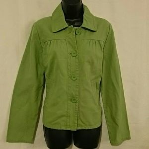 Ashley Judd Green Casual Jacket