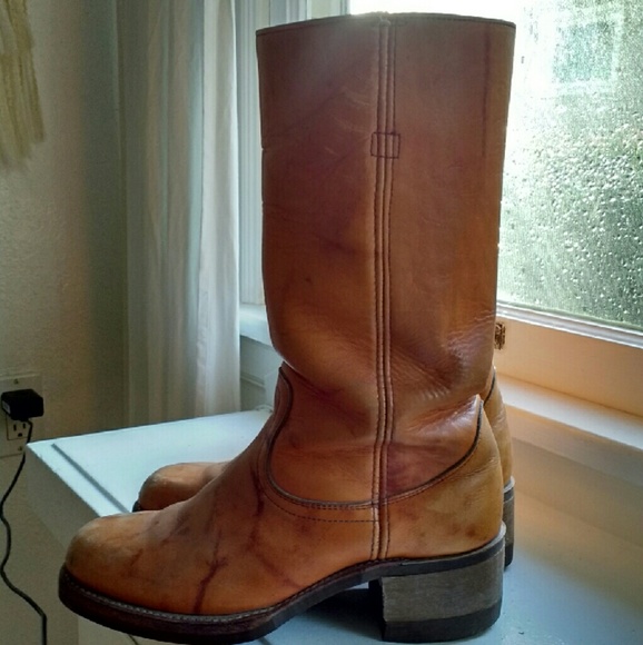 Vintage Leather Campus Boots