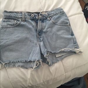 Vintage Levi's denim shorts