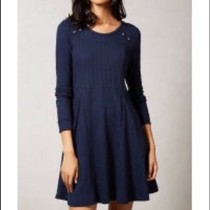 Anthropologie waffle knit chemise