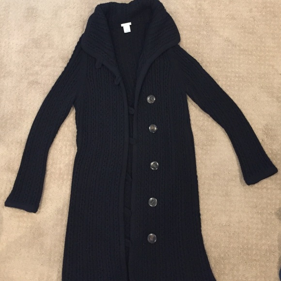 Long cashmere sweater