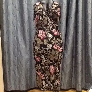 Karen Kane silk maxi dress