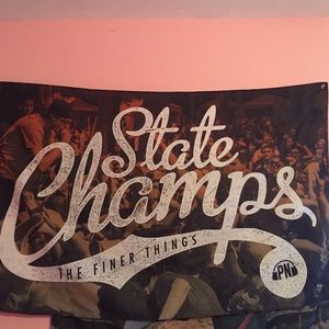 State champs wall flag