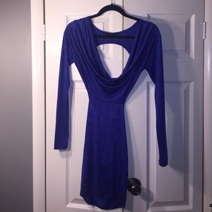 Royal blue dress
