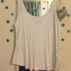 Hollister White Tank Top