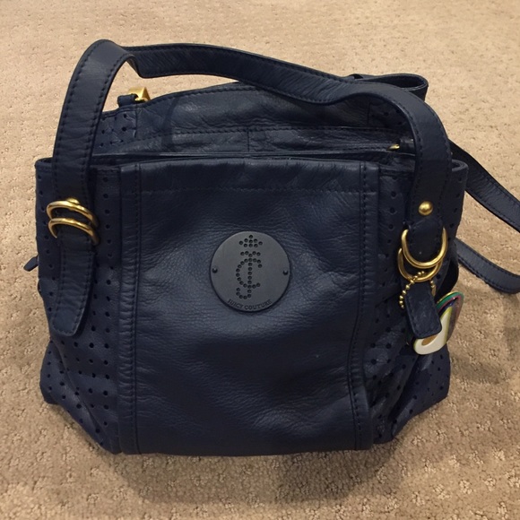 Juicy couture navy blue cross body bag