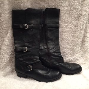 Naturalizer Black Knee High Boots size 8