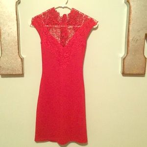 Red bodycon dress!