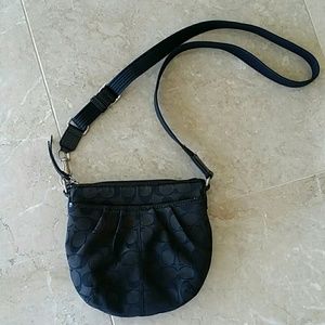 Coach Handbags - Coach black signature cross body