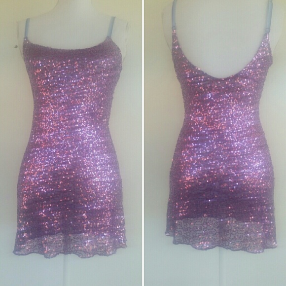 xxx SOLD xxx FREE PEOPLE Sequin Dress/Cami, XS - Picture 4 of 4
