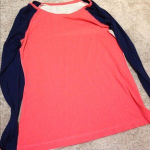 Bass layering color blocked long sleeve.