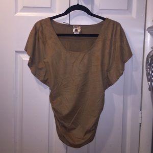 Suede blouse