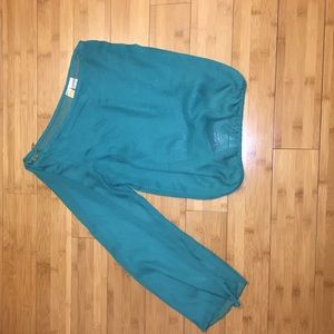 One sleeve green blouse