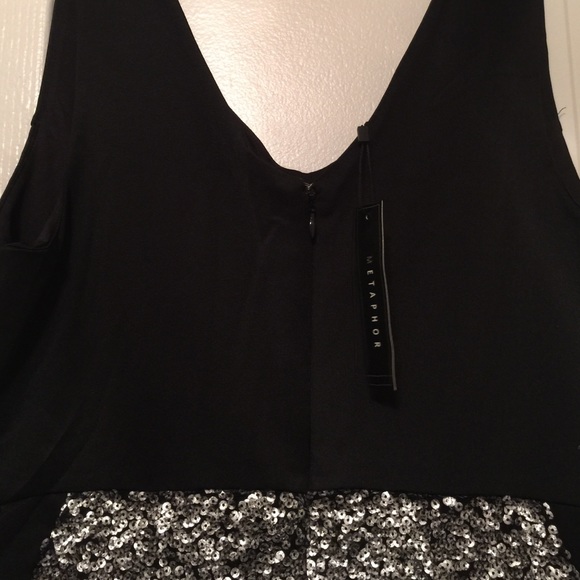 BRAND NEW W/ TAGS ⚜Sexy Black Sparkle Dress⚜ - Picture 4 of 4